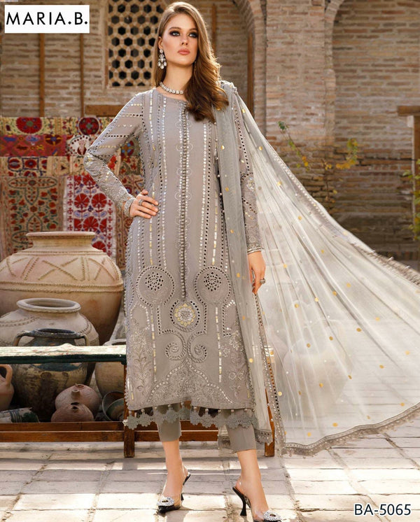 MARIA B EMBROIDERED BANADORA LAWN 3pc
